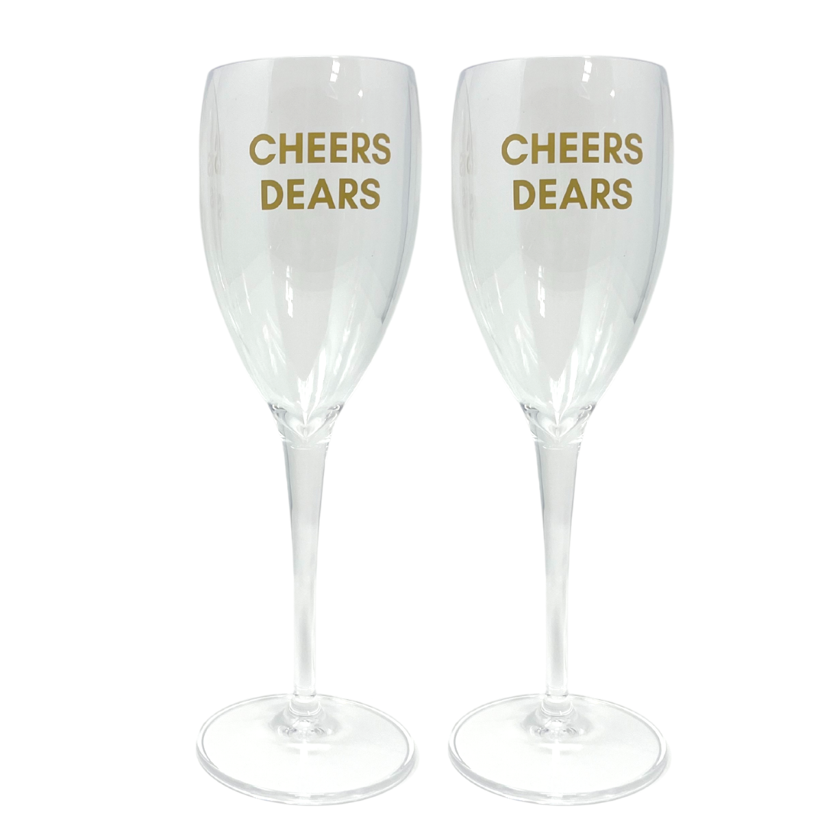 Set of 2 Cheers Dears Flute