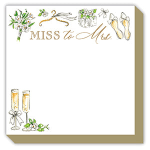 Miss to Mrs Mini Luxe Notepad