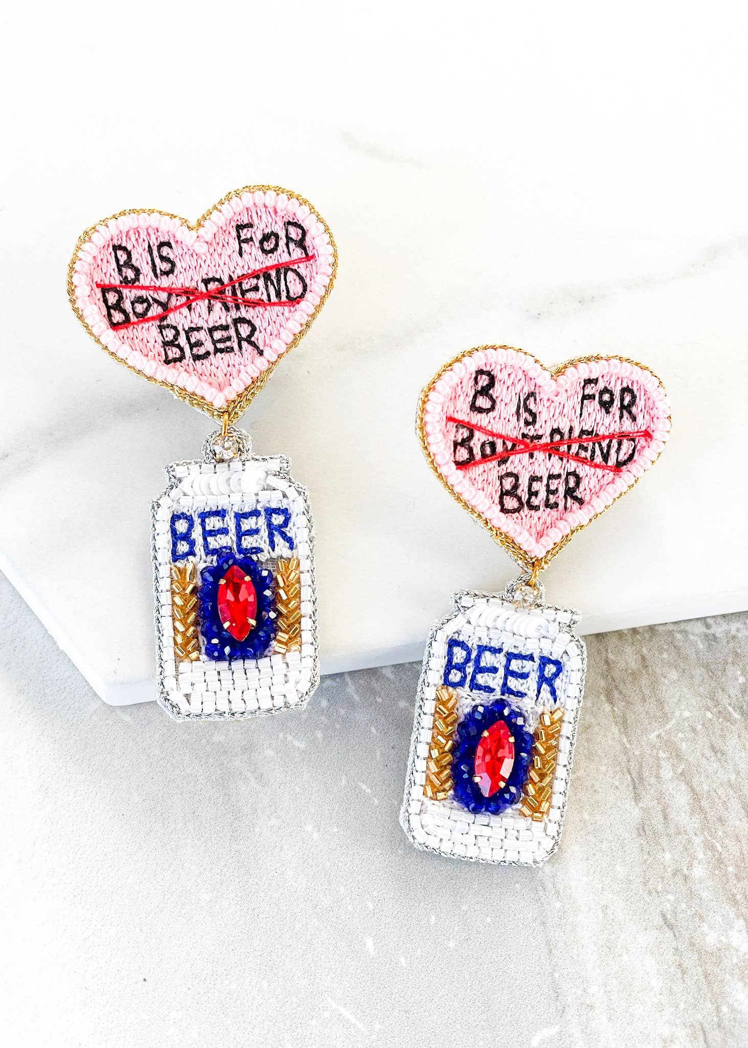 B is for Beer Earrings