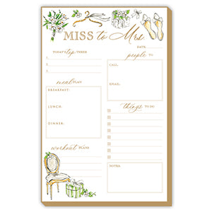 Miss to Mrs Bridal Icon Luxe Notepad
