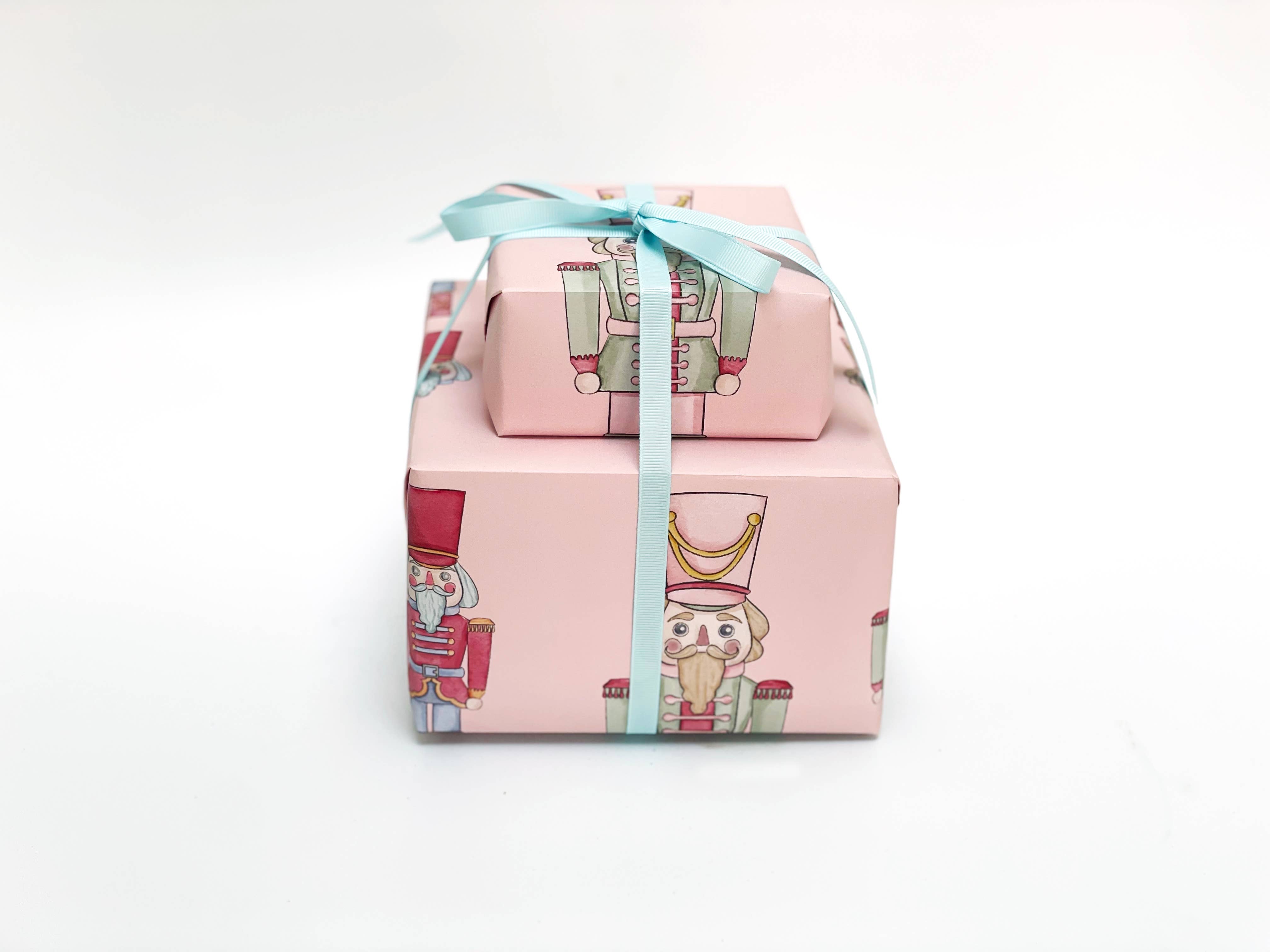 Pink Nutcracker Gift Wrap