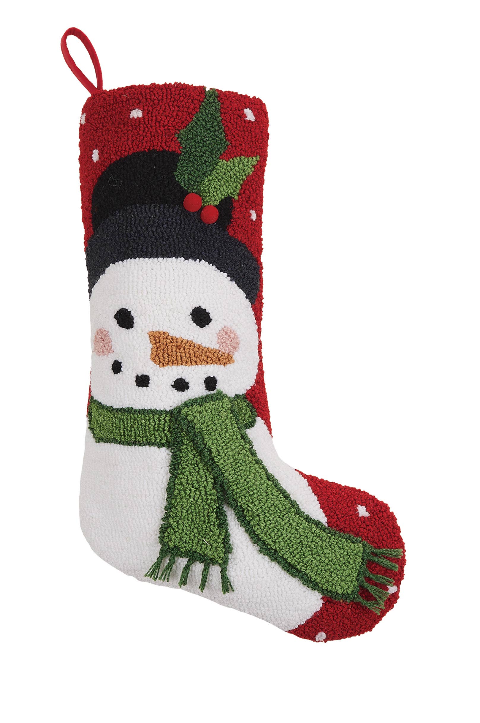 Snowman w/Pom Hook Stocking