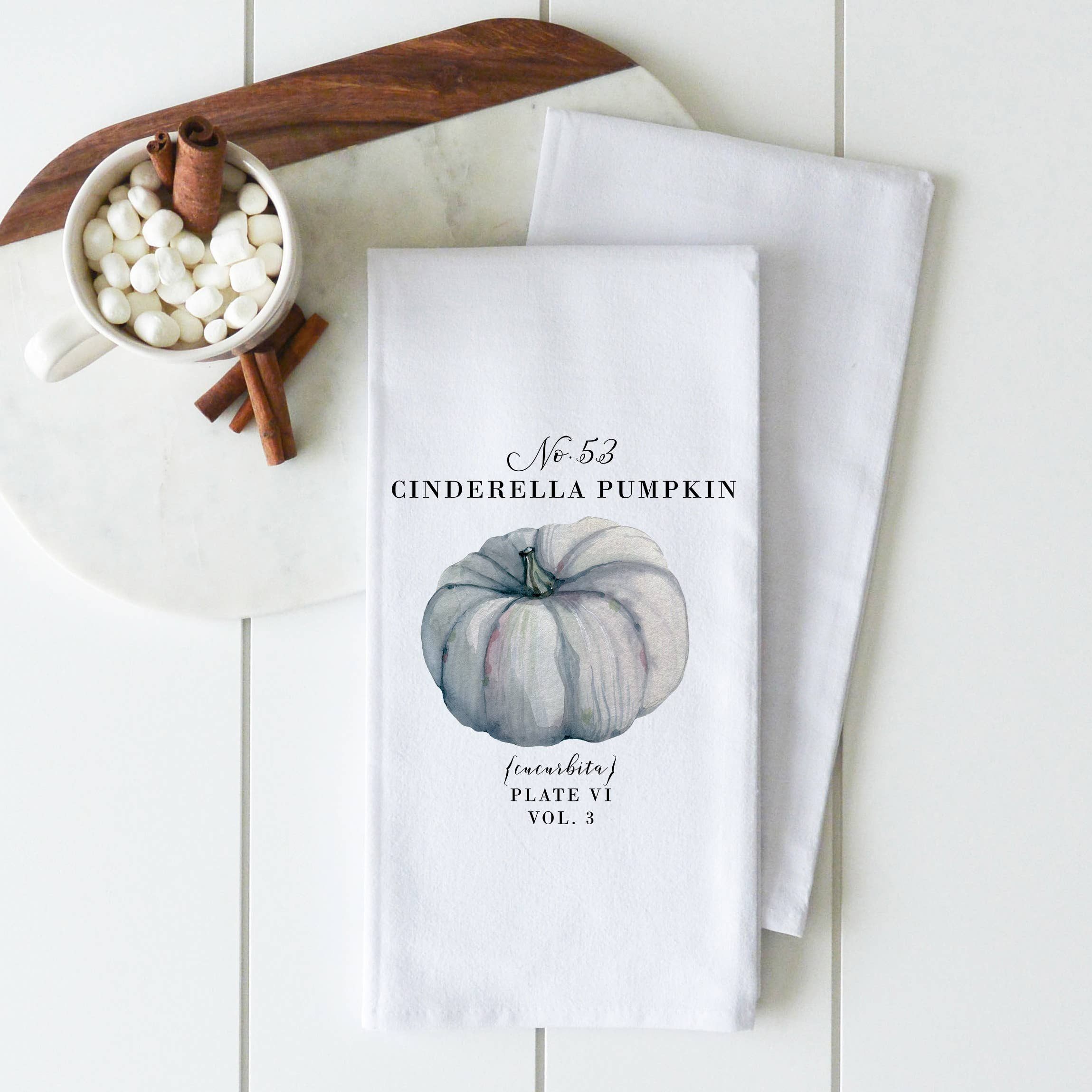 Cinderella Pumpkin Tea Towel
