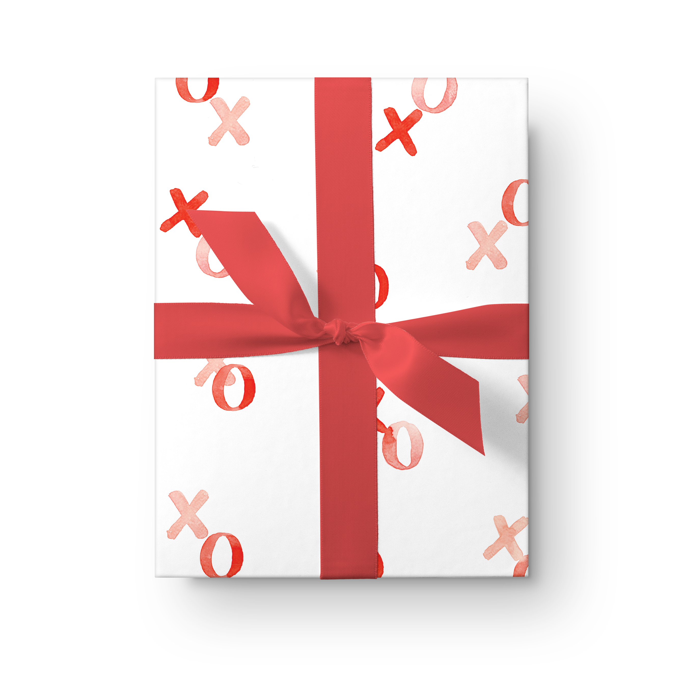 XOXO Watercolor Wrapping Paper