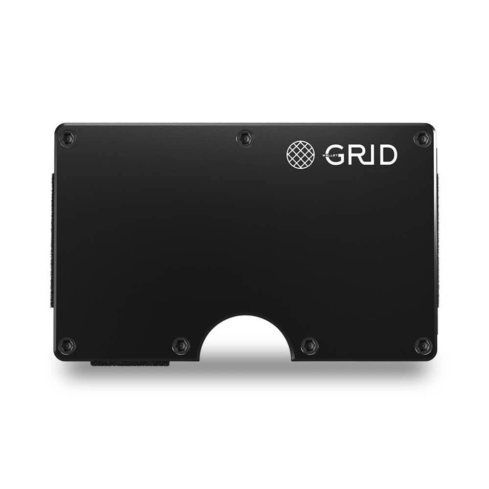 Black Aluminum | Grid Wallet