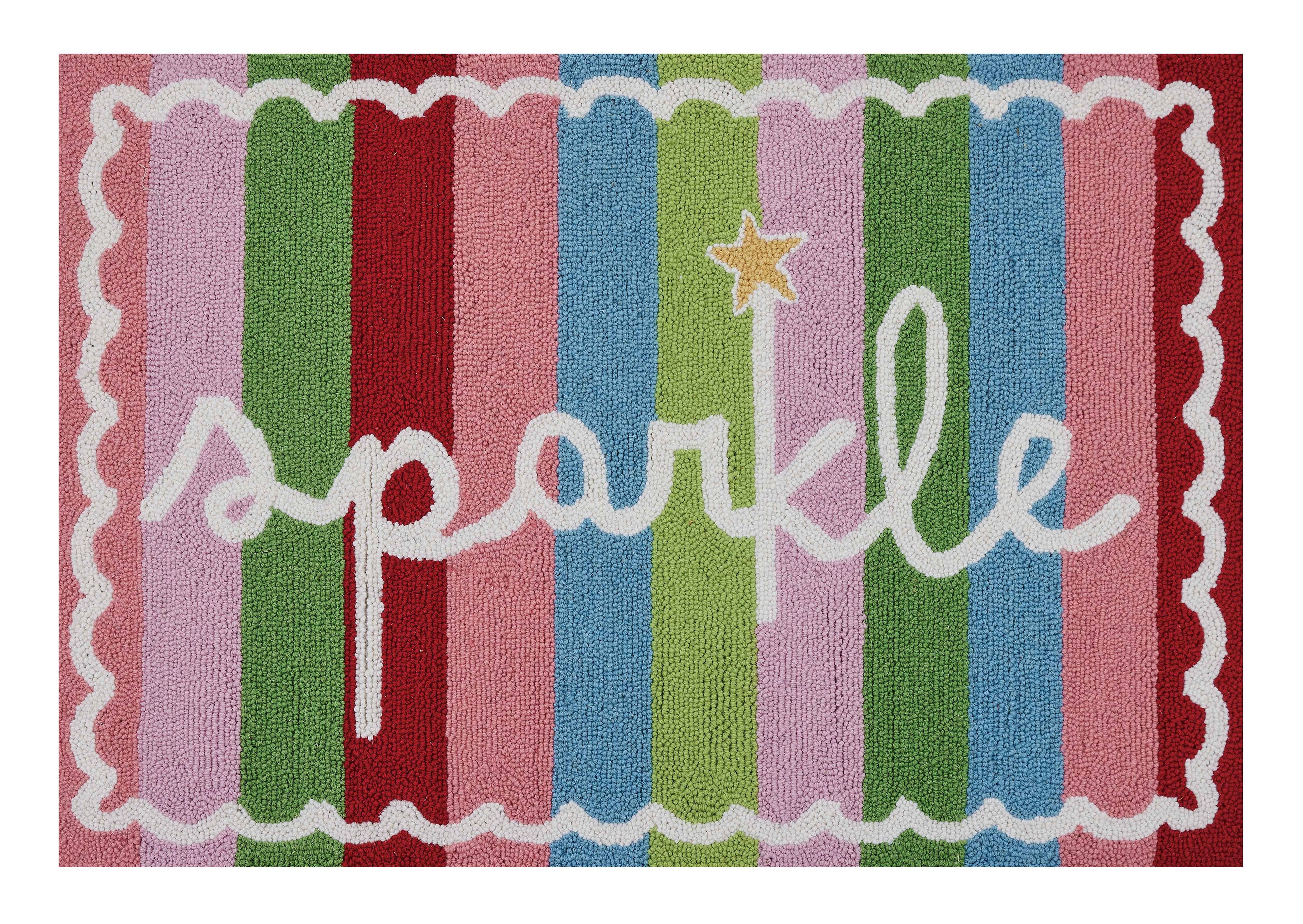 Holiday Sparkle Hook Rug