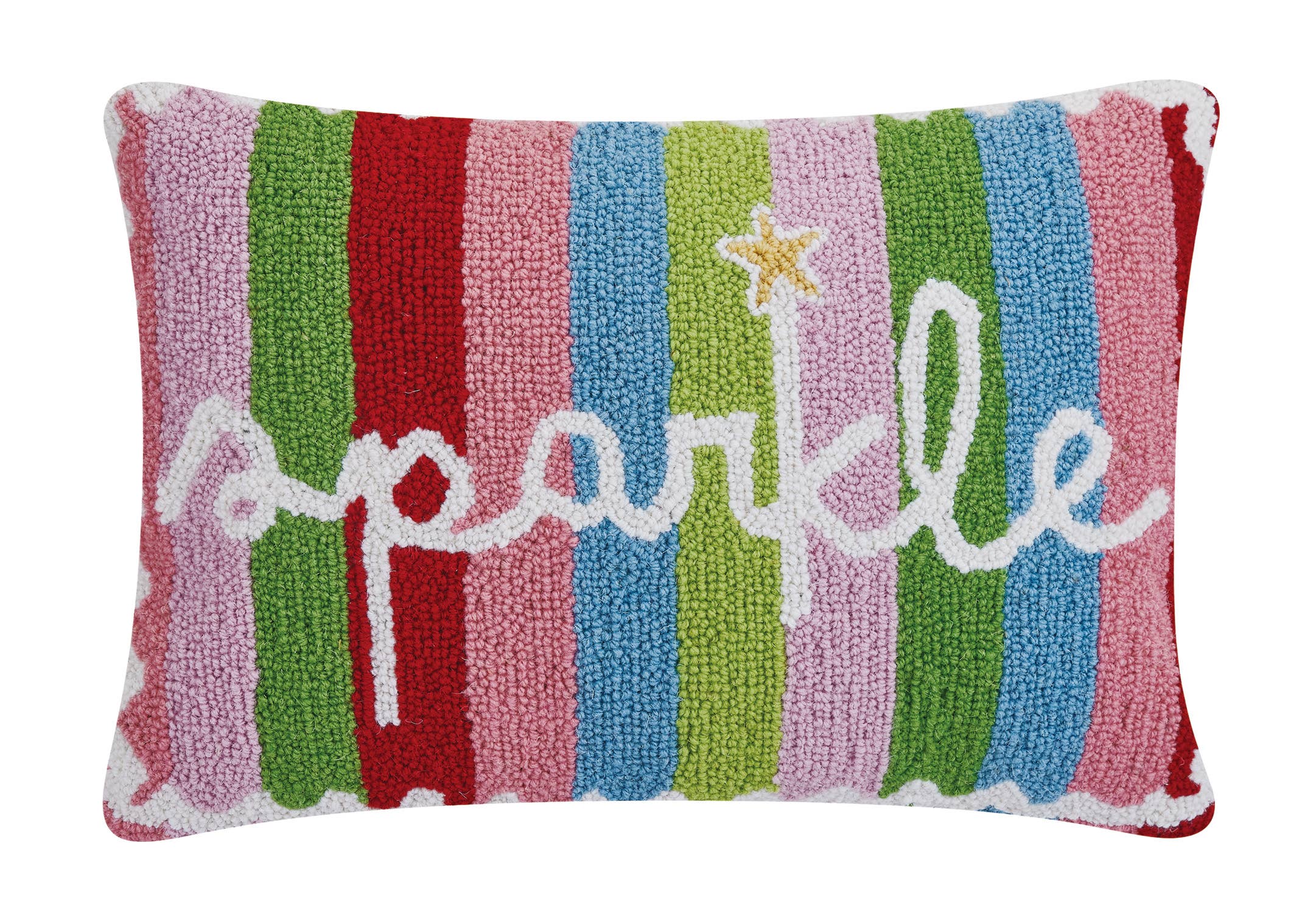 Holiday Sparkle Hook Pillow