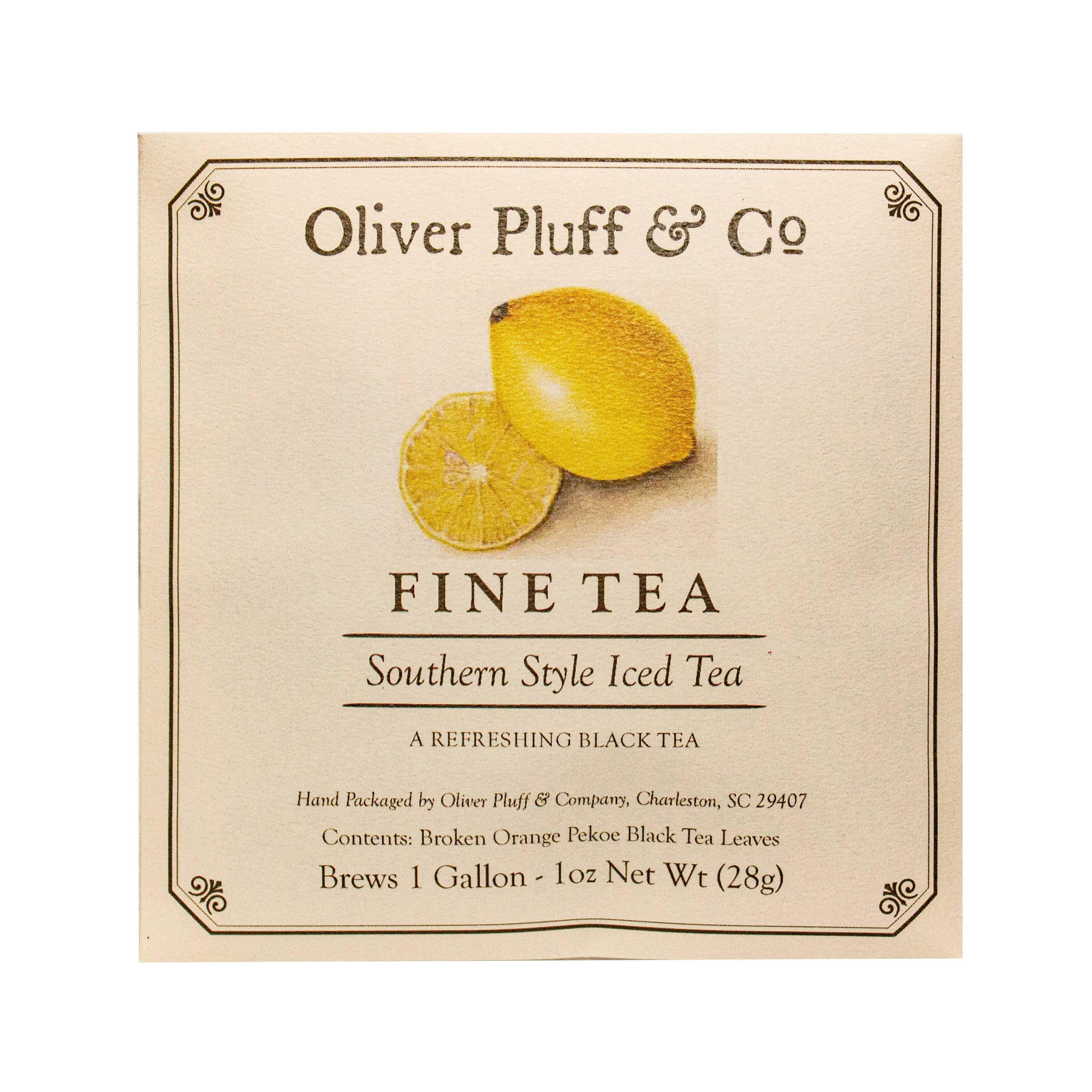 Southern Style Iced Tea - 1 Gallon Envelope - Oliver Pluff & Company