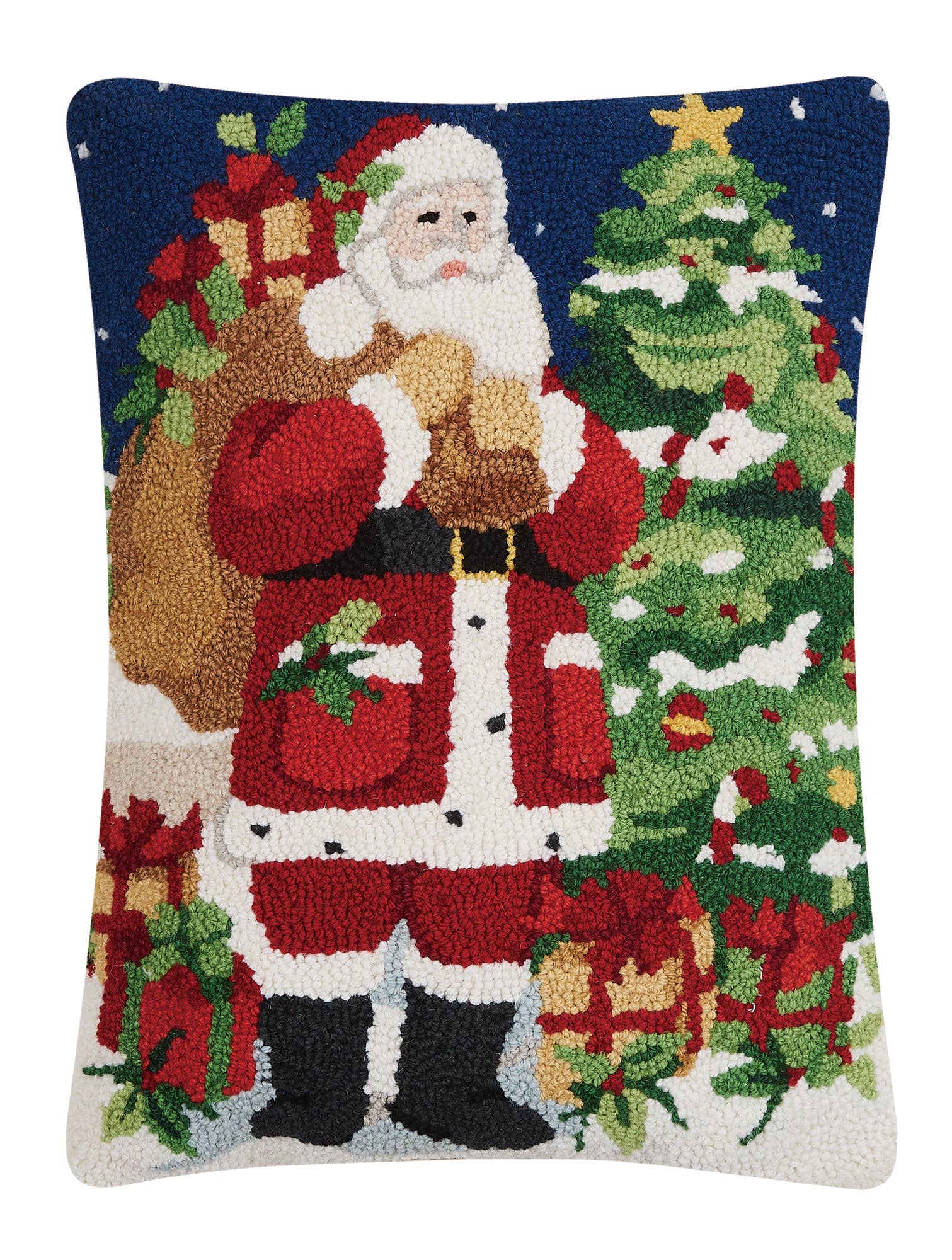 Christmas Morning Santa Hook Pillow