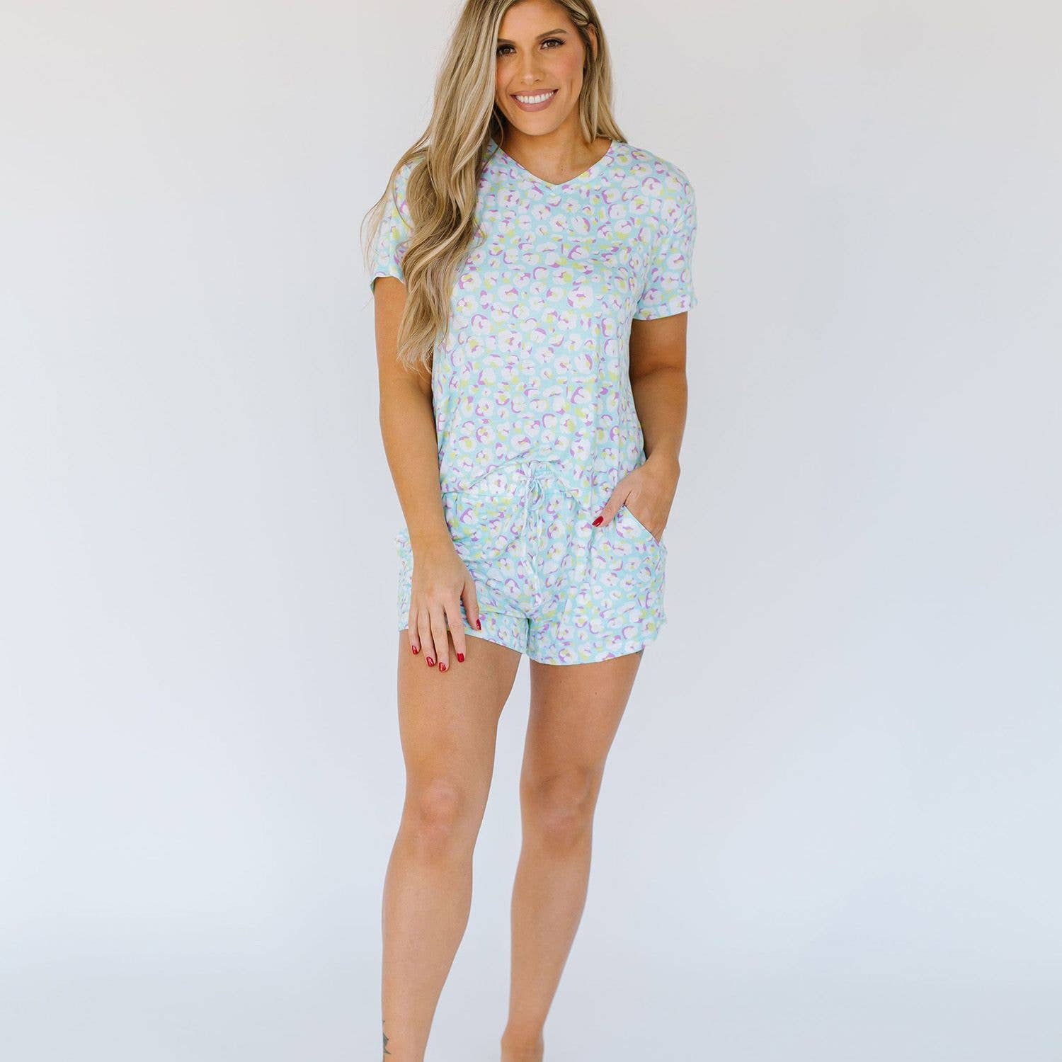 Electric Ambition Alli Short Sleeve and Shorts Set