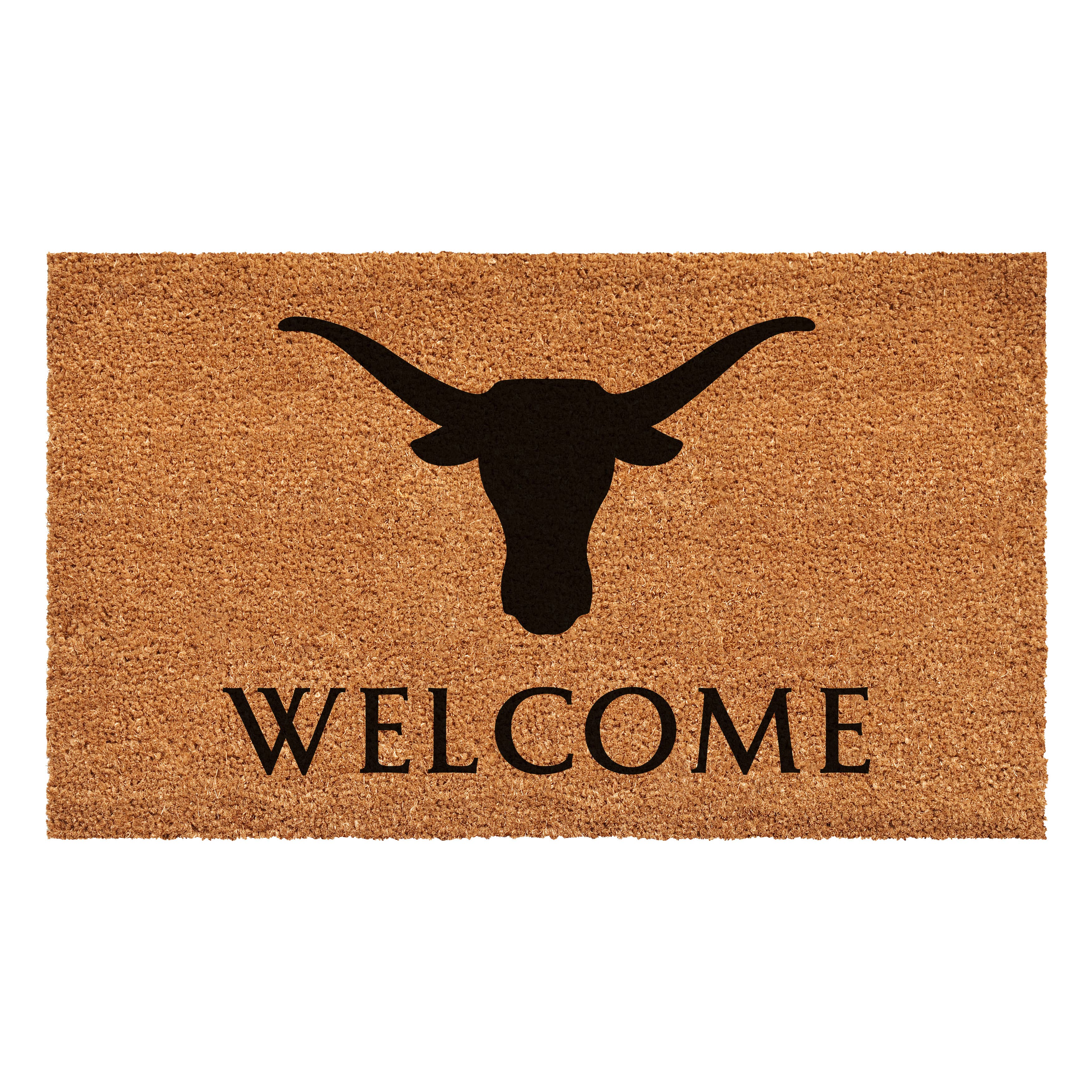 Longhorn Welcome Doormat