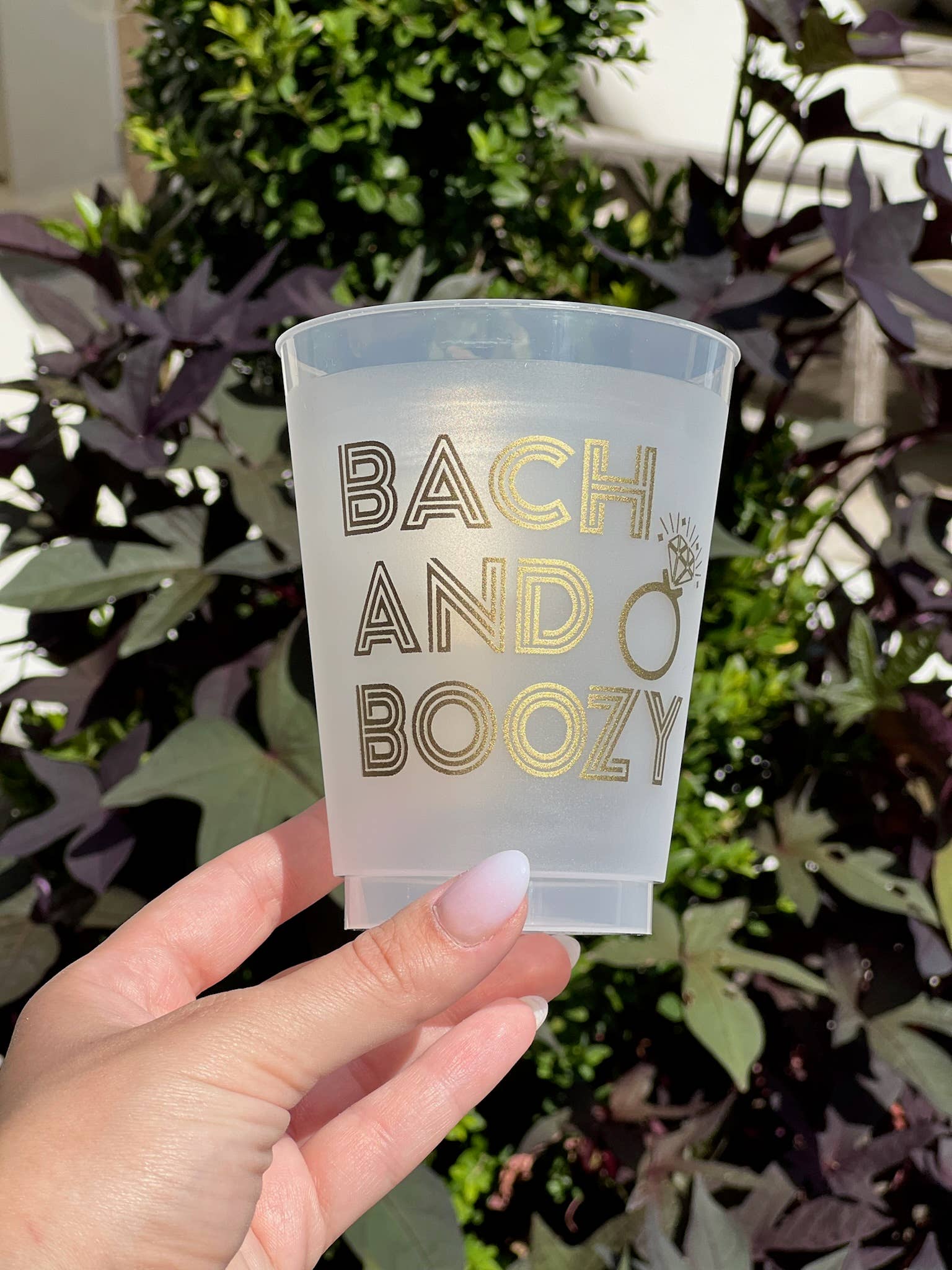 Bach and Boozy Bachelorette Cups
