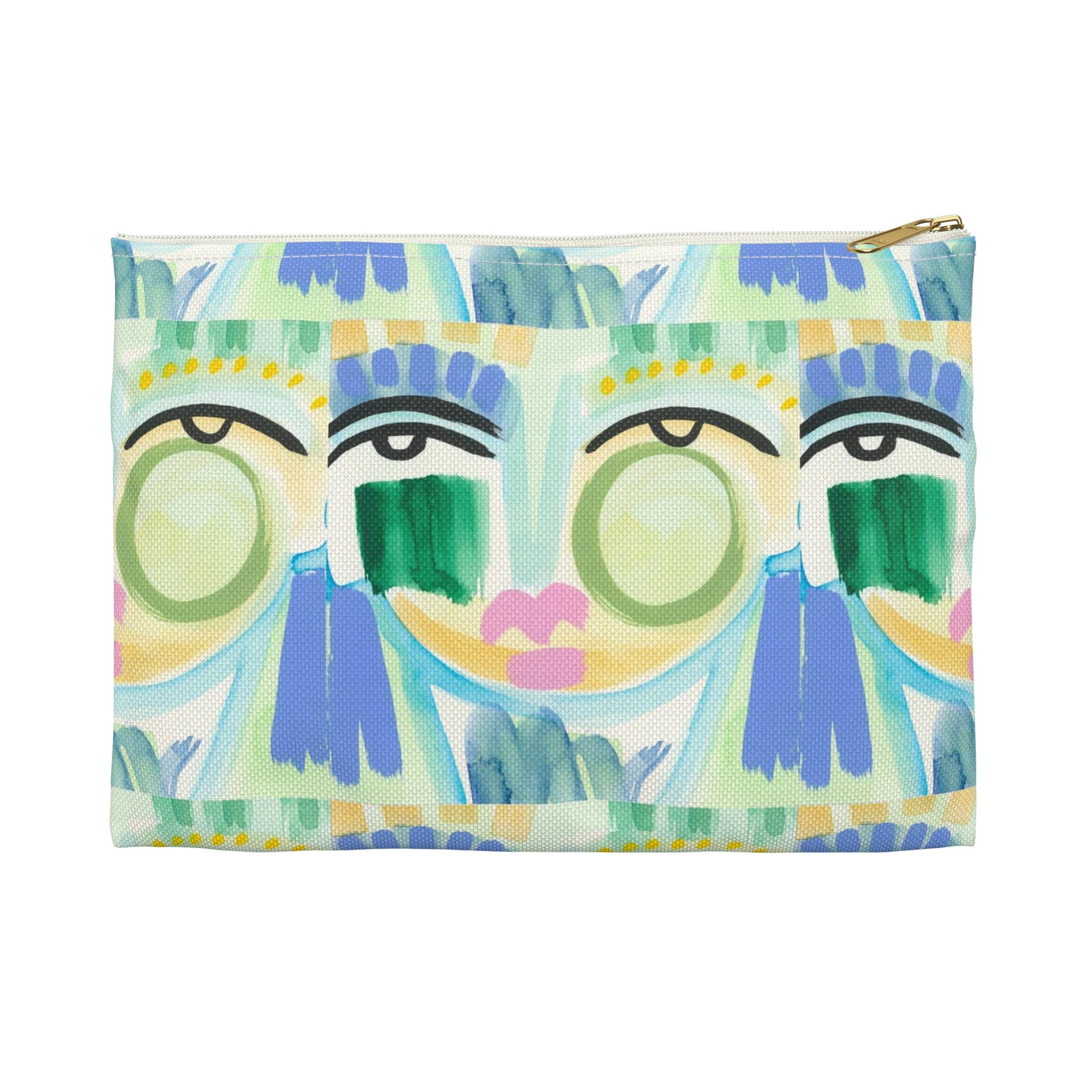 Muse Flat Zip Pouch Clairebella
