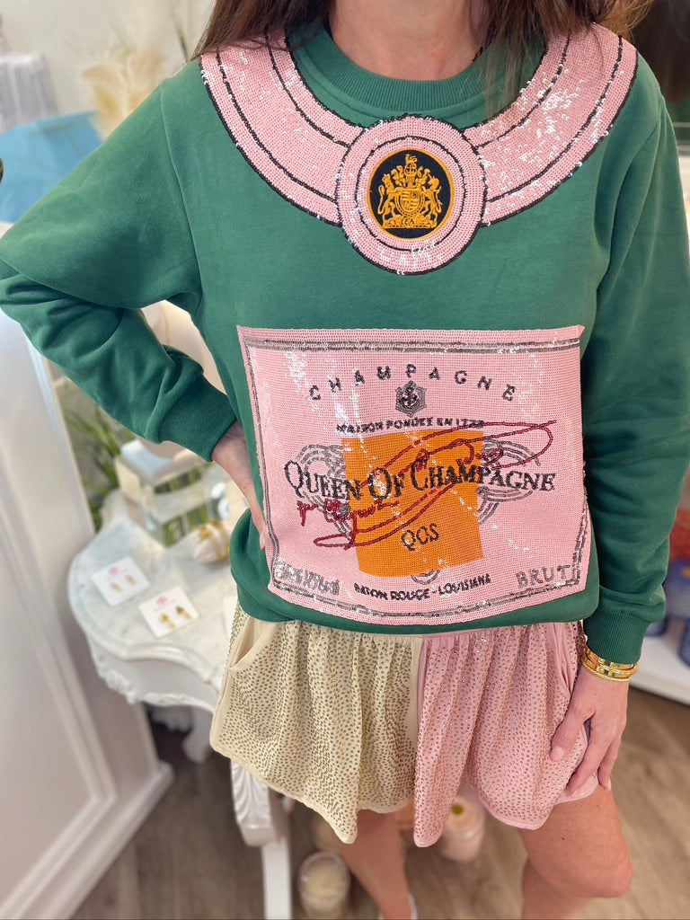 Queen Of Champs Sweatshirt | Queen Of Sparkles