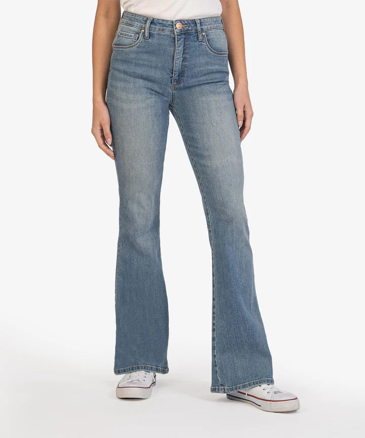 Ana High Rise Ultimate Wash Flare Jeans | Kut From the Kloth