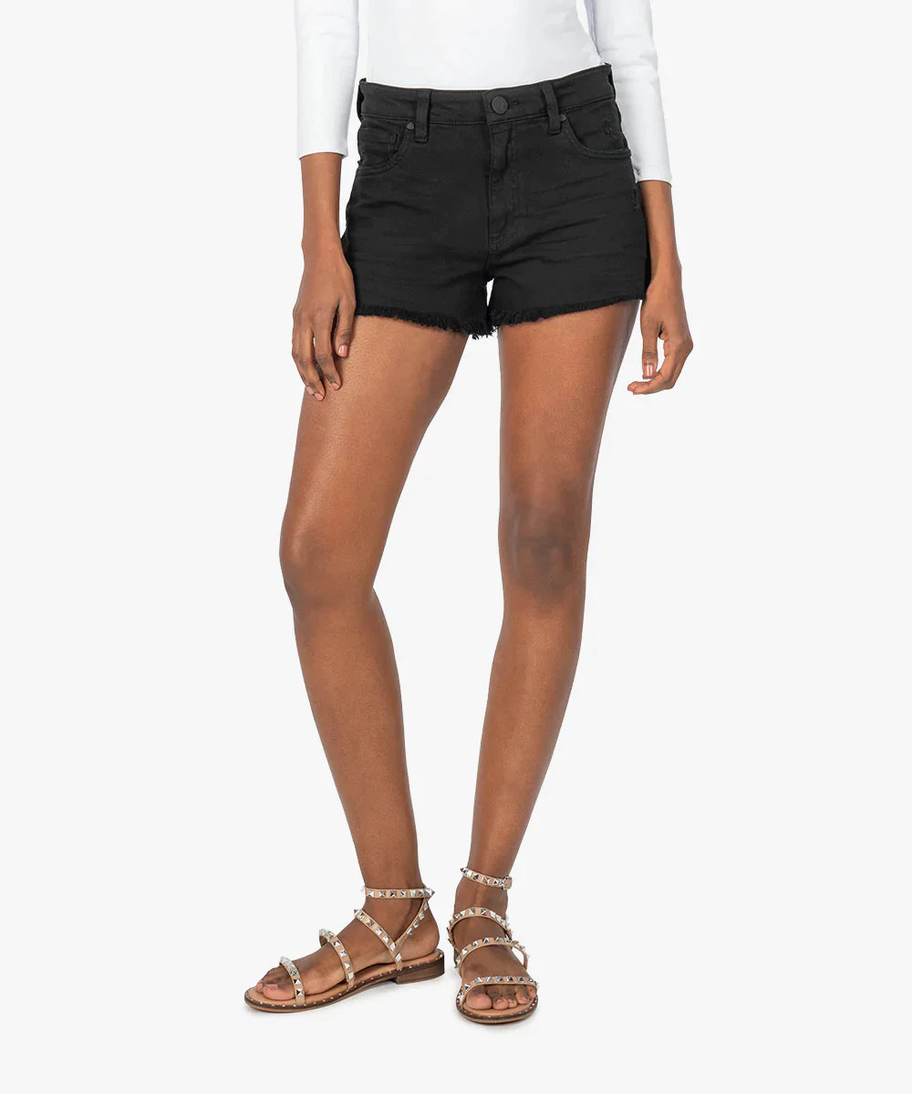 Jane High Rise Shorts (Black)| Kut From The Kloth