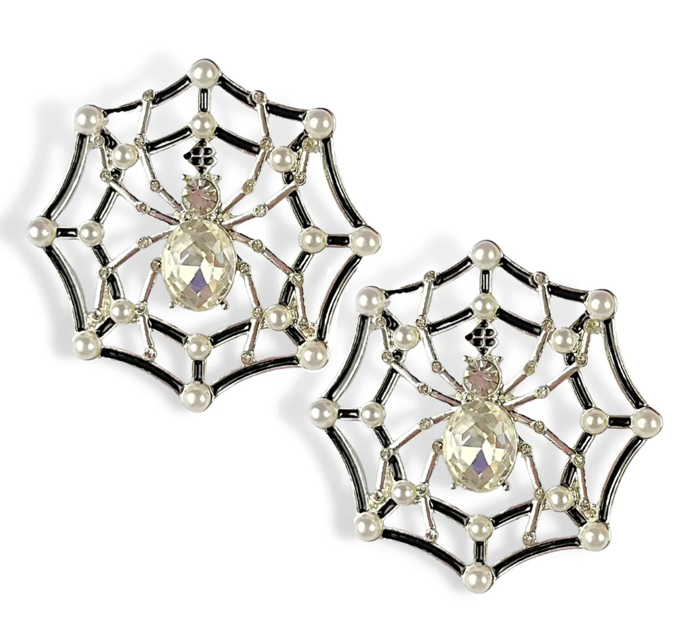 Brianna Cannon | Crystal Spider Stud Earrings