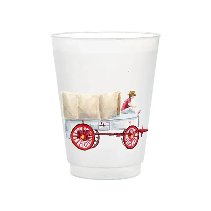 Sooner Wagon Frosted Cups | Taylor Paladino