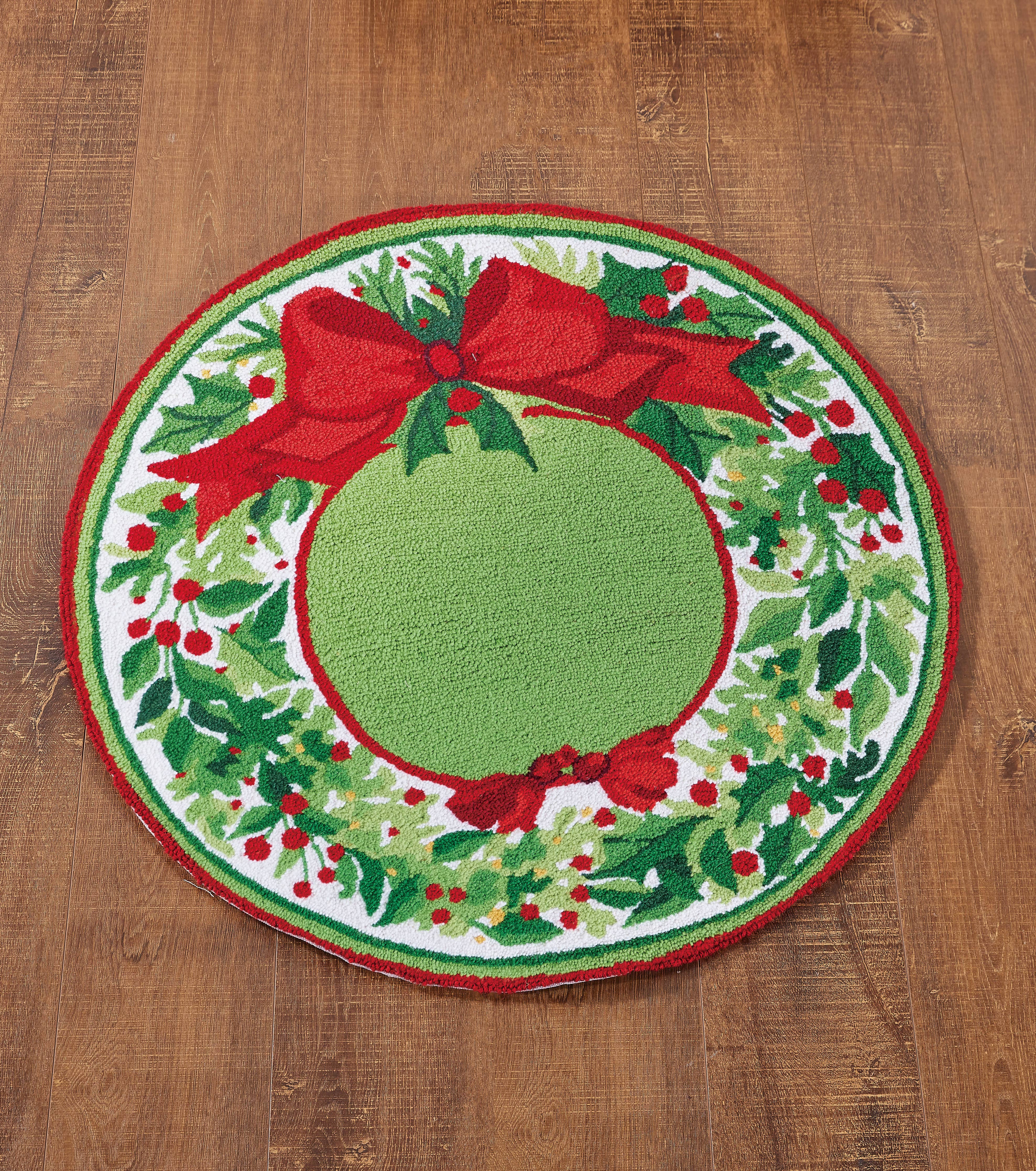 Holiday Cheer Hook Rug