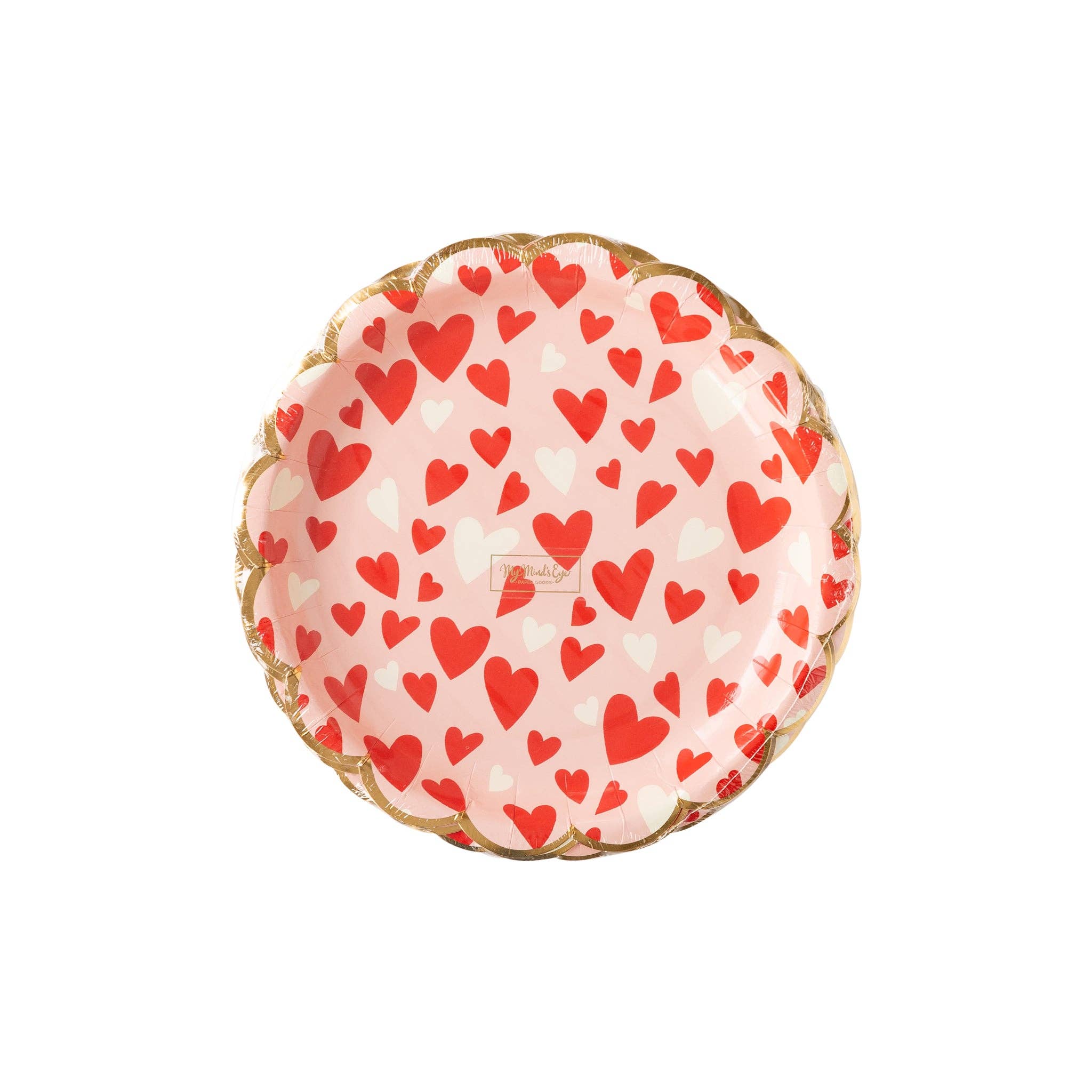 Valentine Heart Scatter Scalloped Plate